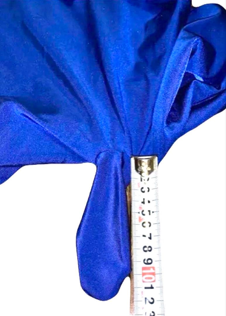 即購入OK。Mサイズロイヤルブルー男性凸仕様ゼンタイフルフェイスマスク全身タイツ