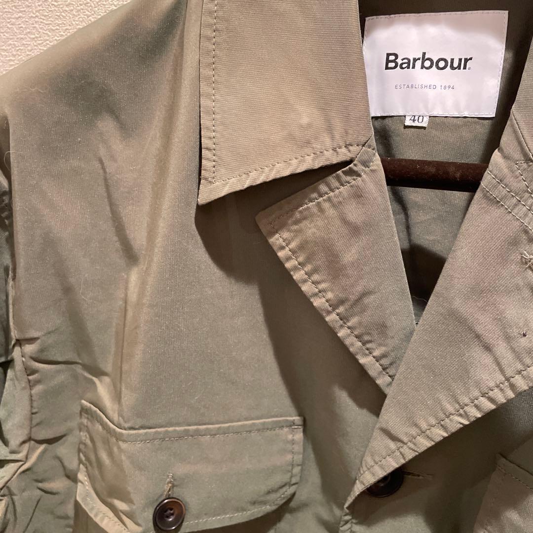 美品！ Barbour ミリタリージャケット カバーオール