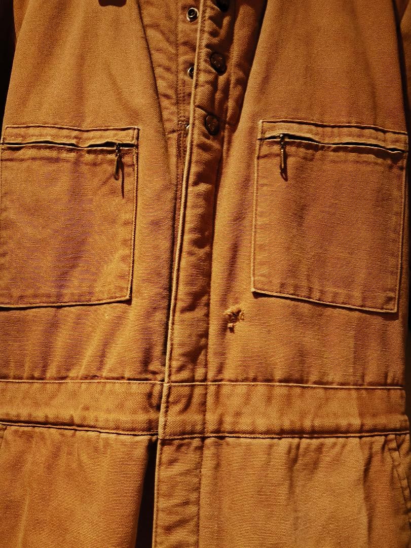 【週末限定セール】Lee　キルティング　オールインワン　ビンテージ　ダック生地