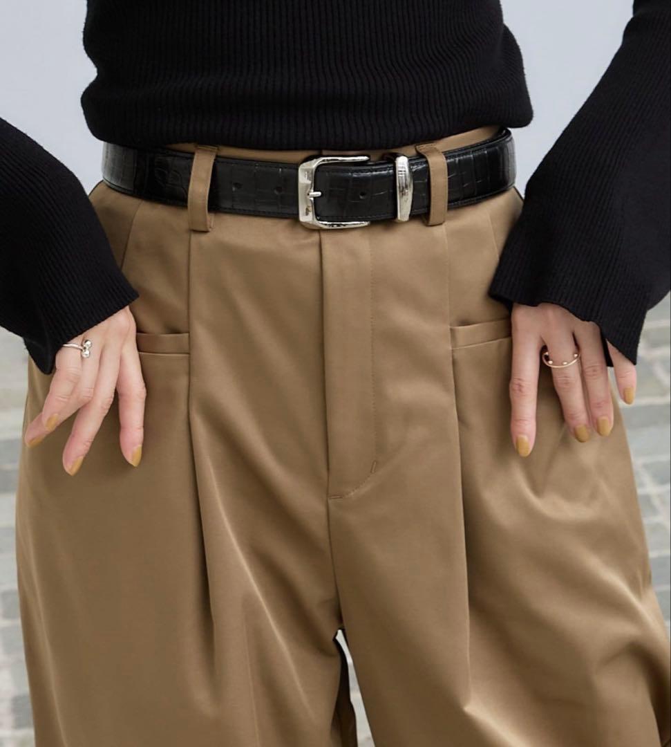 Lui'sルイス　オリジナルバックルレザーベルト