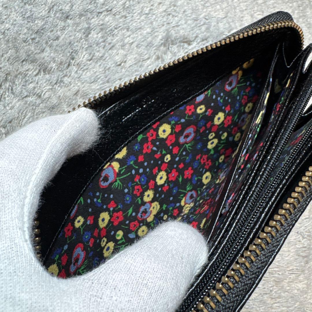 【未使用】ANNA SUI アナスイ 長財布 ラウンドファスナー ブラック