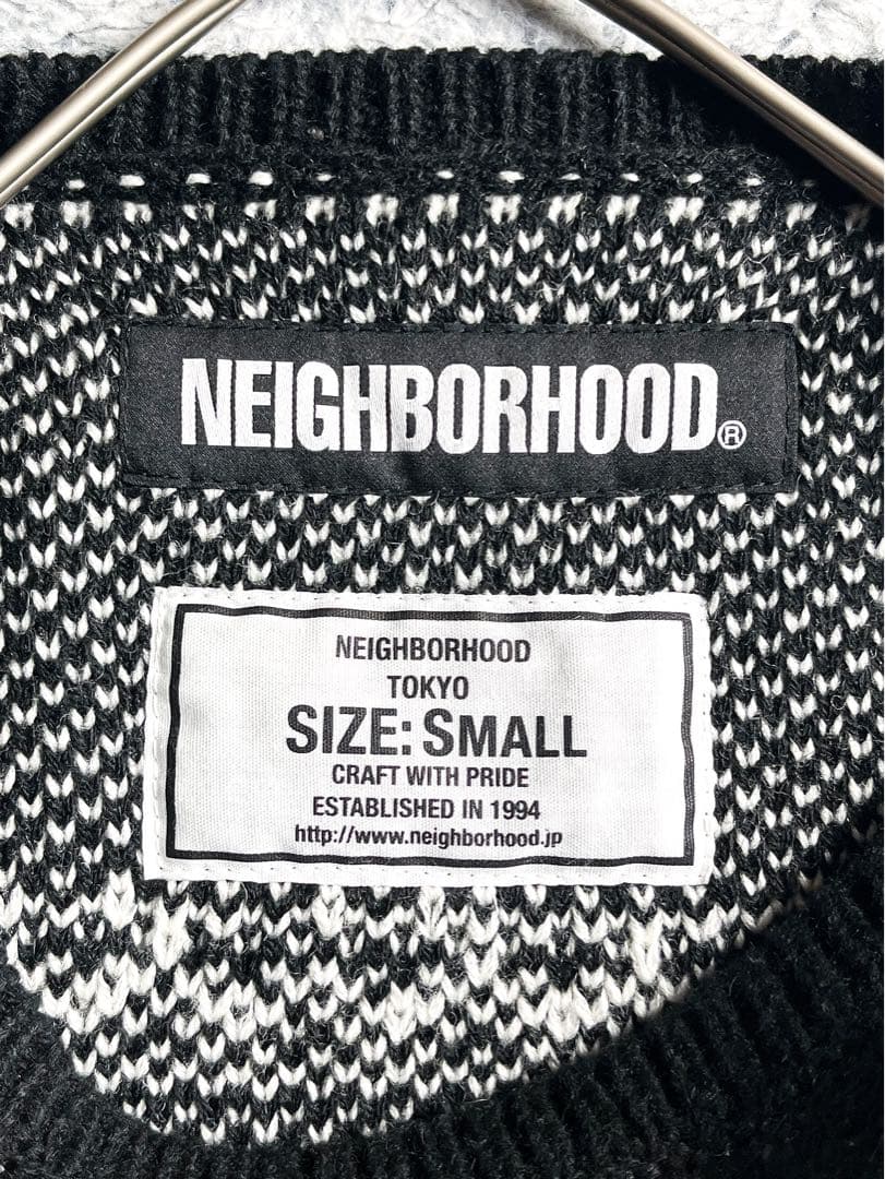 【NEIGHBORHOOD】ネイバーフット ジャガードニット 五芒星柄セーター