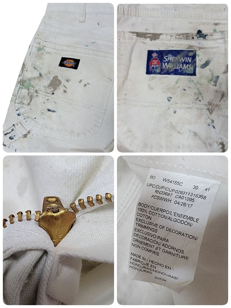 JESSE着 Dickies Sherwin Williams ペインターパンツ