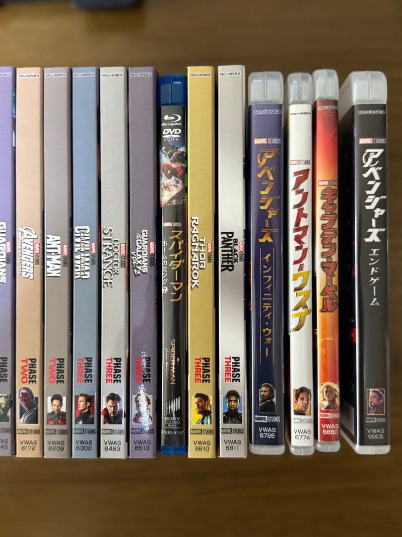 MCU MARVEL フェーズ1,2,3 22作品セット　DVD&Blu-ray