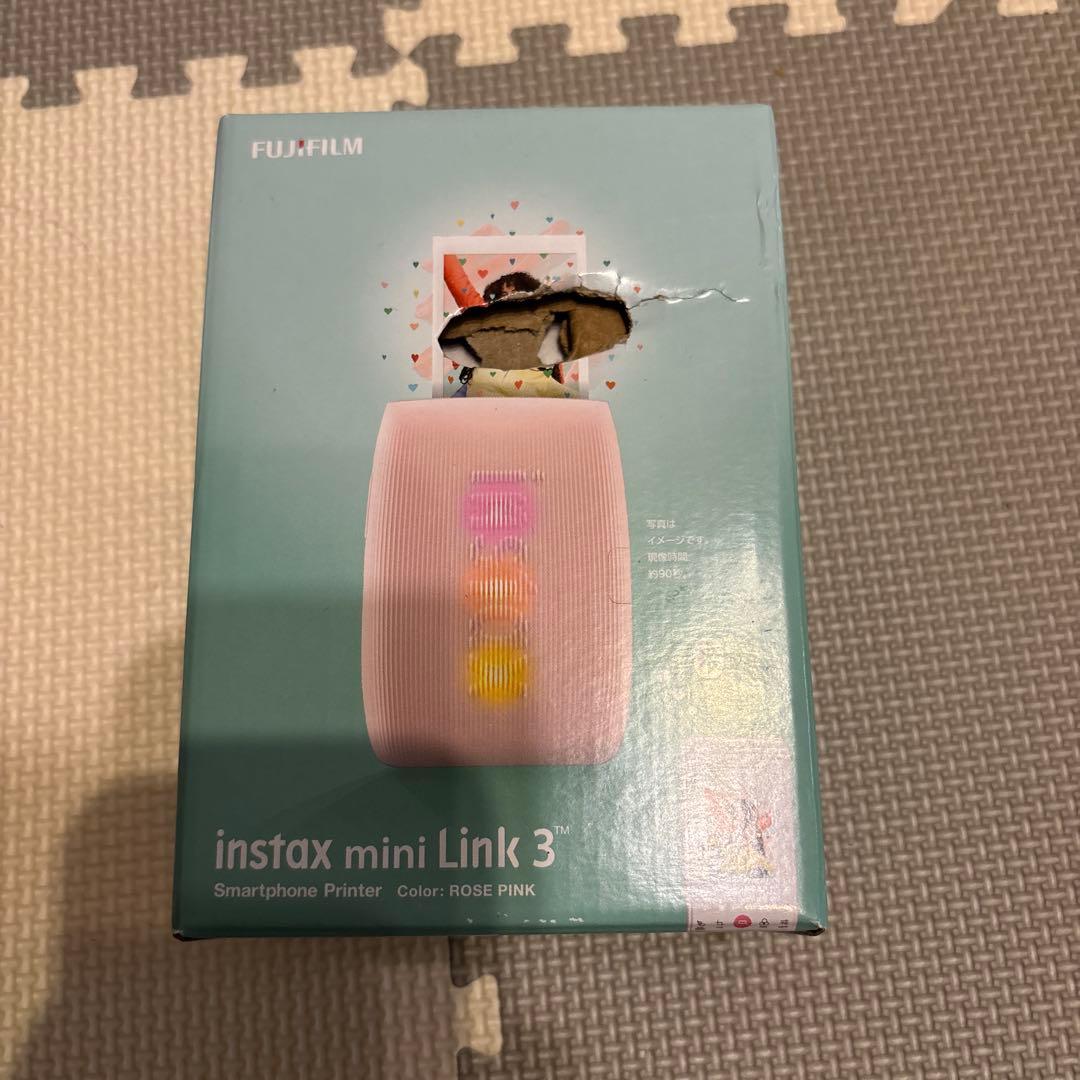 instax mini Link3 スマホチェキプリンター 箱潰れ