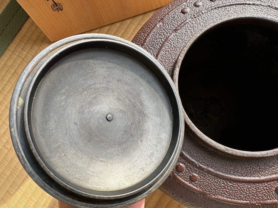 【最終処分値下げ】【25日までの出品】高橋敬典　鉄製茶釜