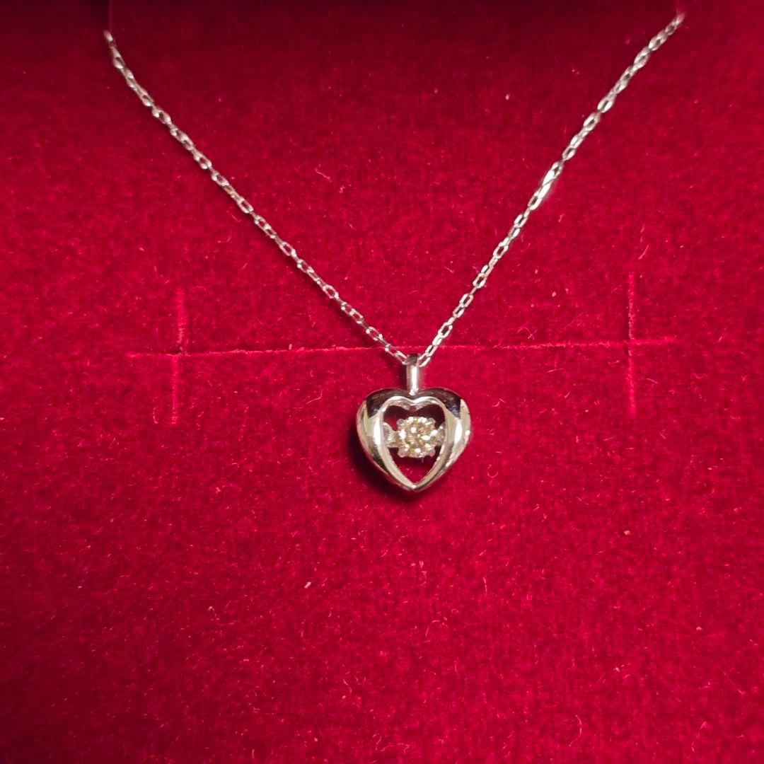 Viju ダイヤネックレス K18ホワイトゴールド