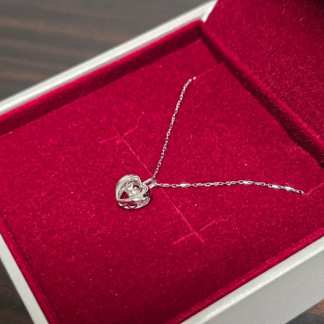 Viju ダイヤネックレス K18ホワイトゴールド