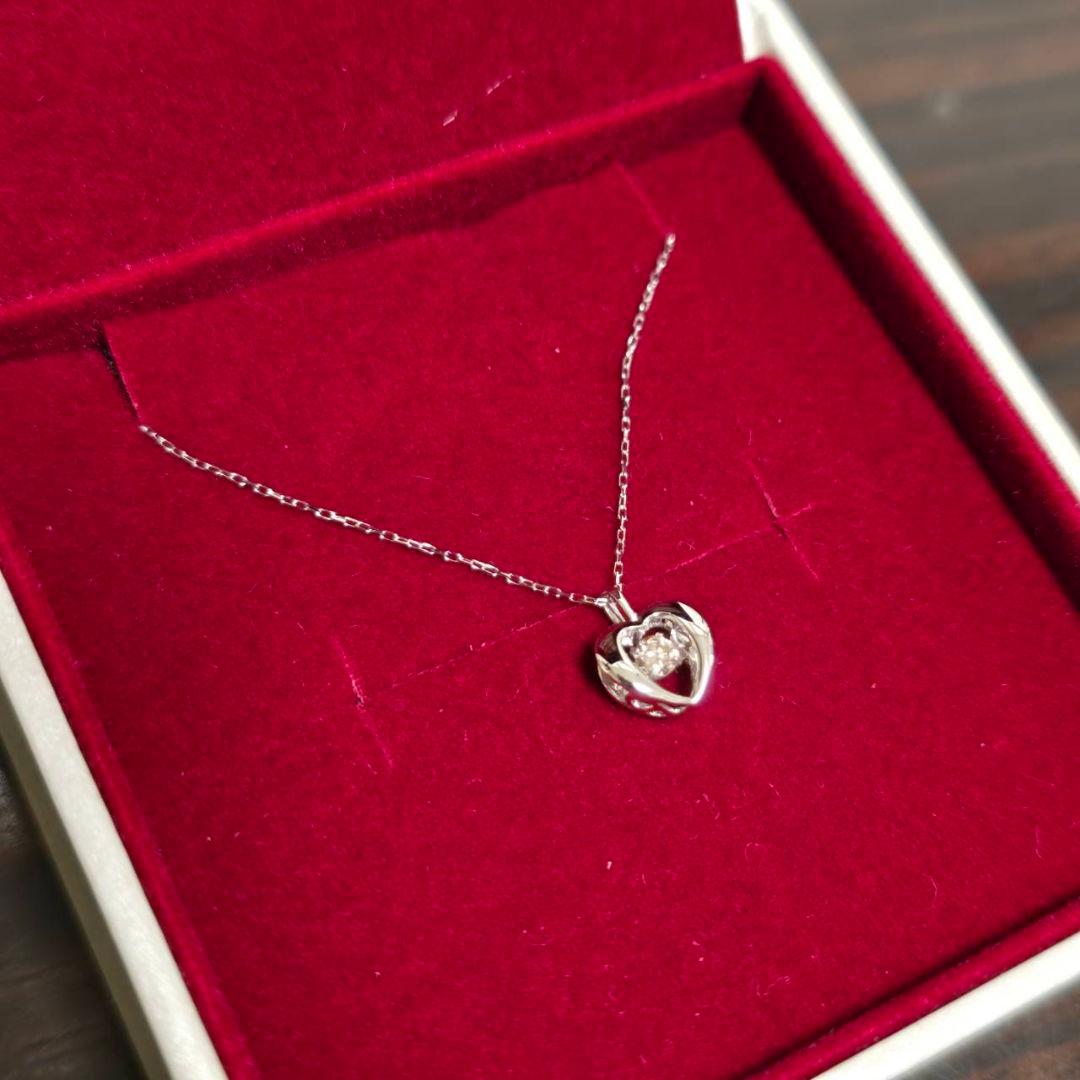 Viju ダイヤネックレス K18ホワイトゴールド