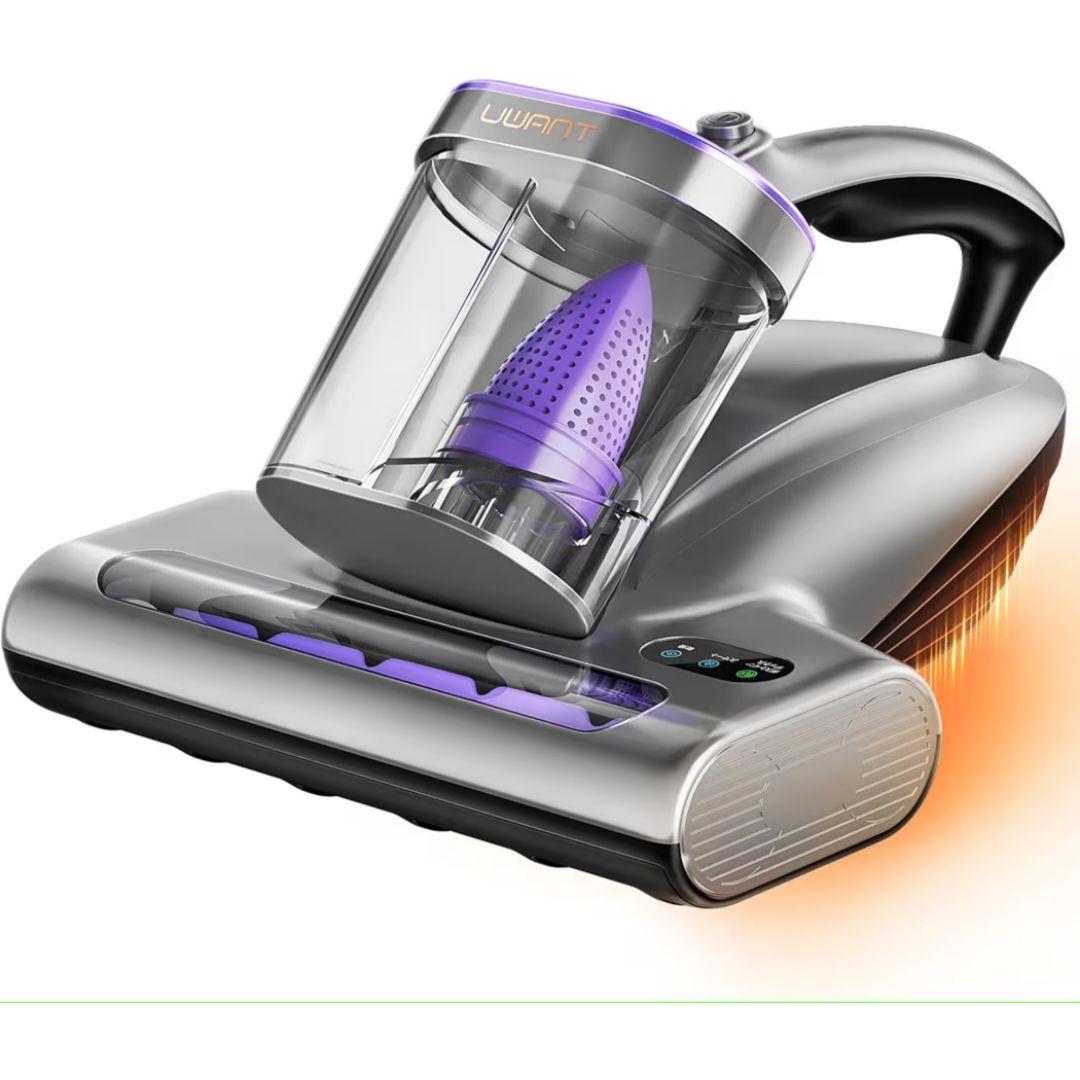 布団クリーナー 布団掃除機 18KPa強力吸引 65℃熱風乾燥 UV