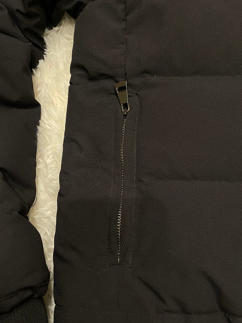 【極美品】AKM 最高級レイヤード ダウンジャケット 黒 二重Wジップ仕様