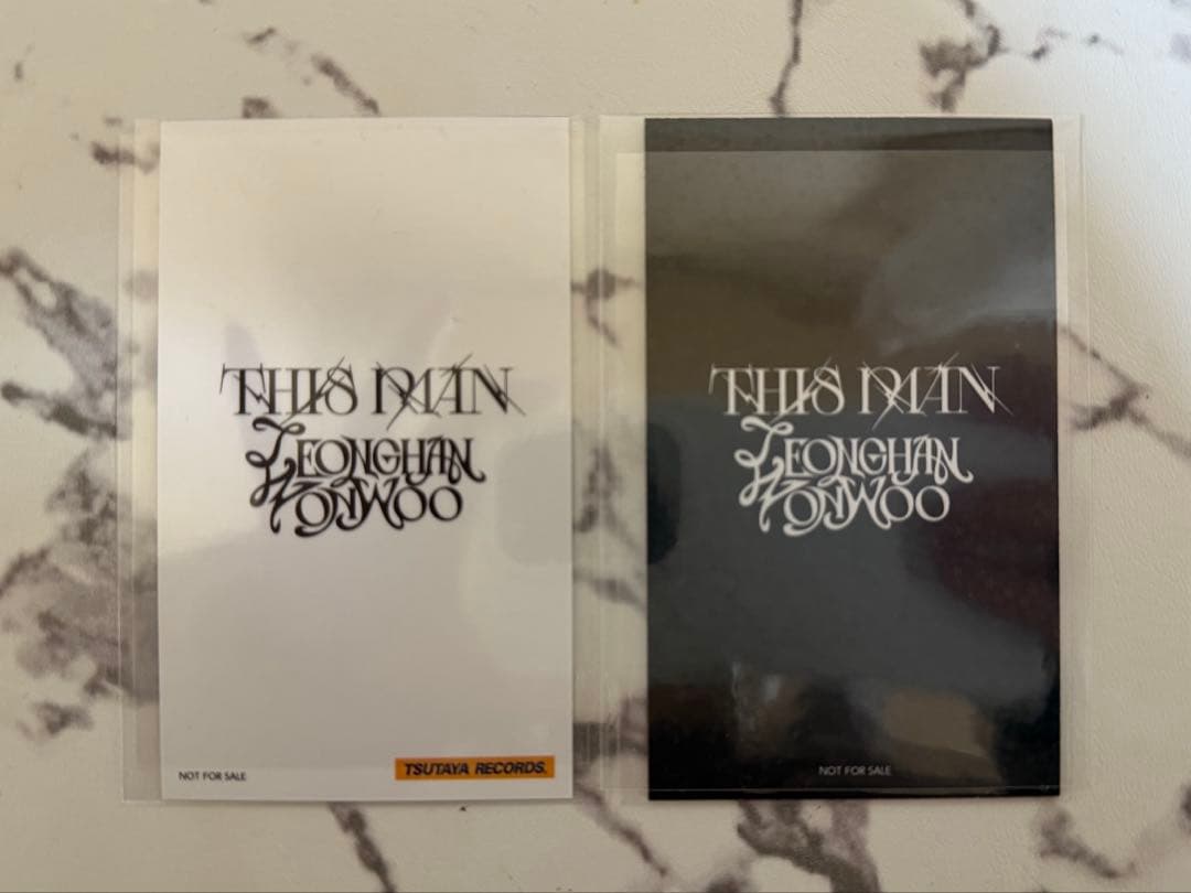 THIS MAN TSUTAYA 特典 ジョンハン J×W ジョンハン ウォヌ
