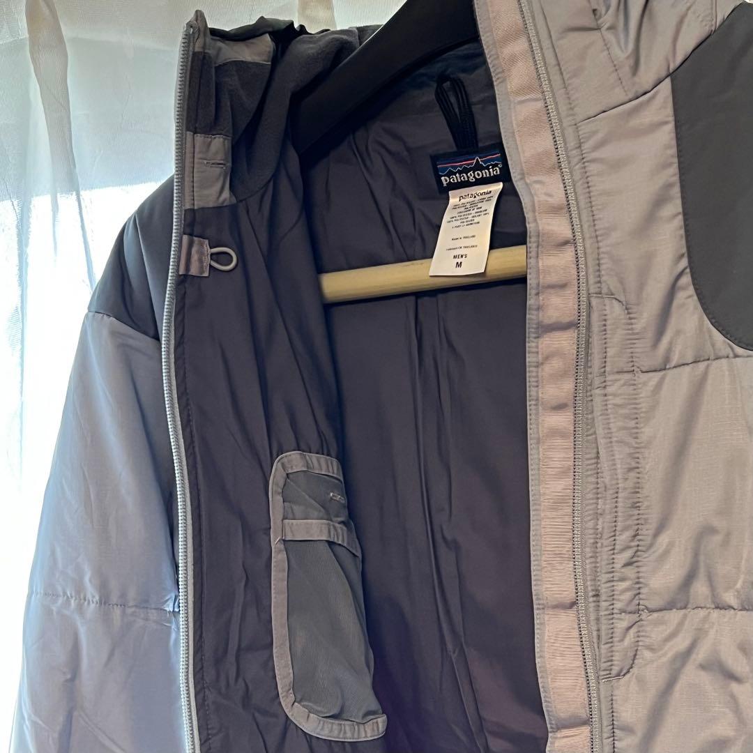 希少 patagonia パフライダージャケット 中綿 シルバー グレー M