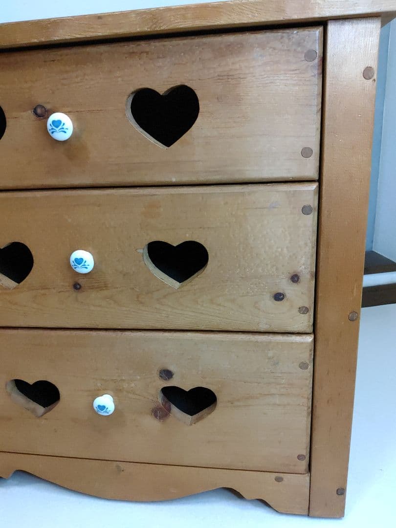 カントリー家具 アメリカン カントリー ハートチェスト 箪笥 キャビネット