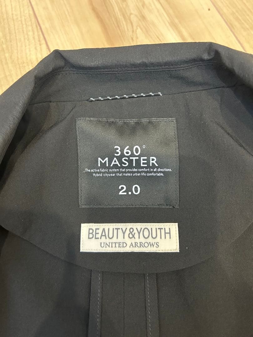 360°MASTER ジャケット＆パンツ ブラック セットアップ サイズM