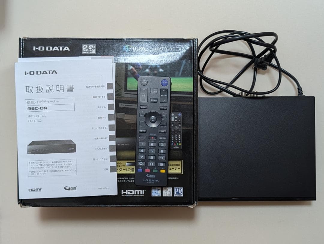 I-O DATA HVTR-BCTX3（REC-ON）