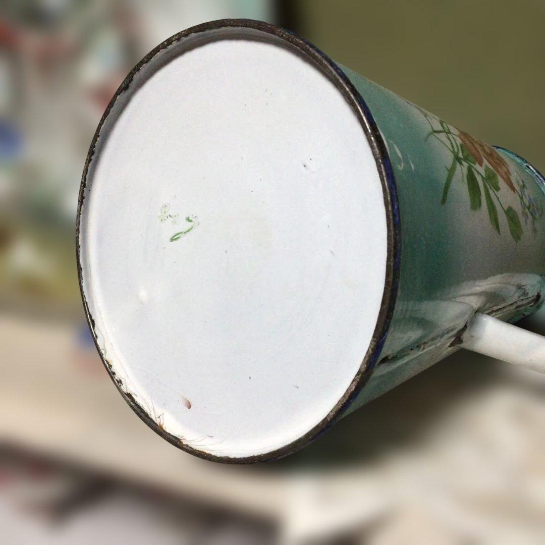 アンティークホーローポット　JAPY