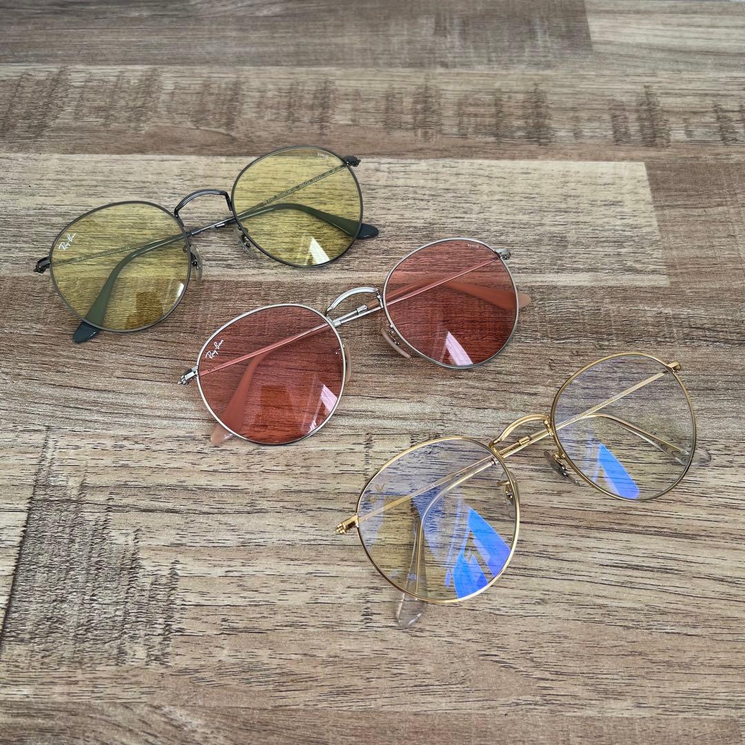 レイバン　ラウンドメタル　53サイズ