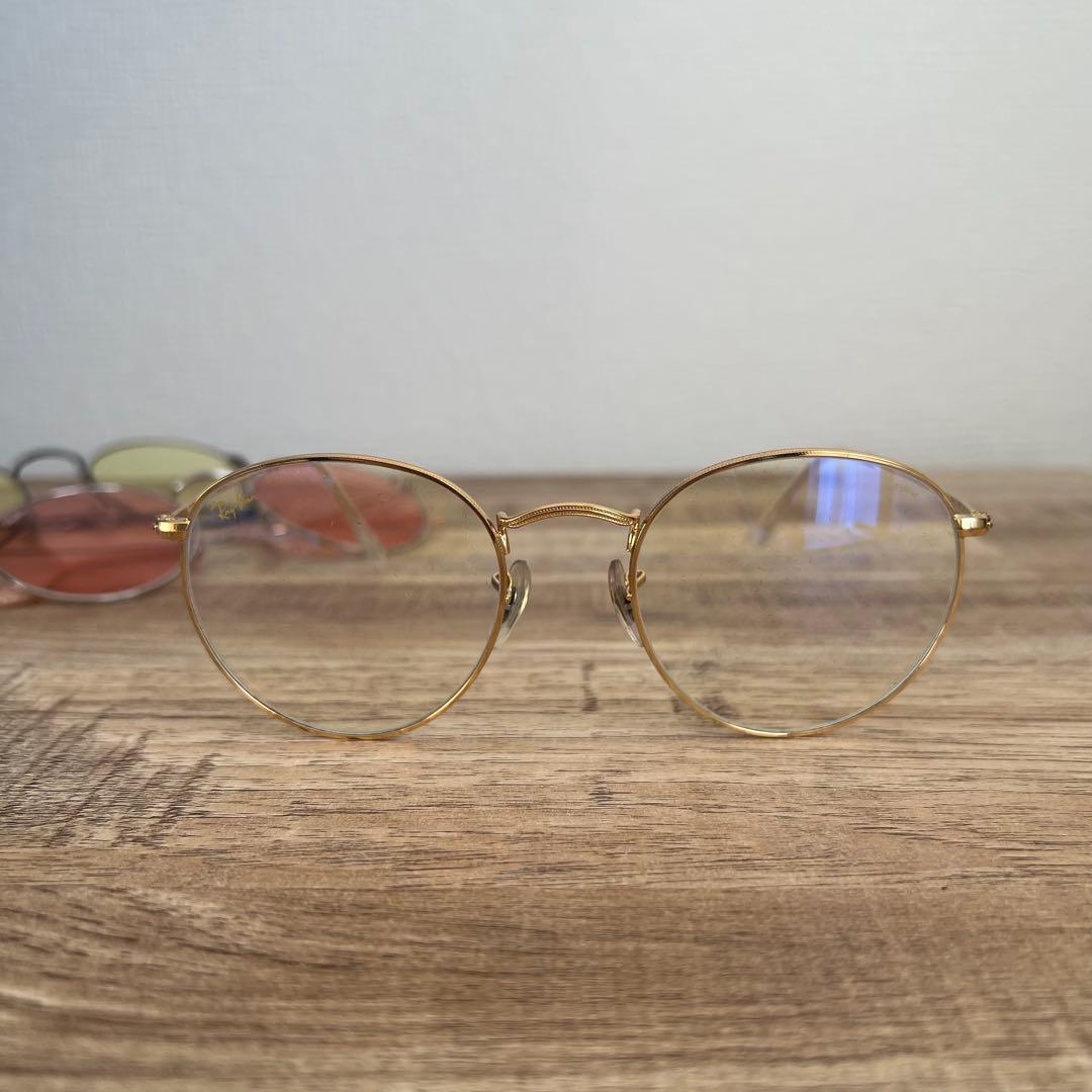 レイバン　ラウンドメタル　53サイズ