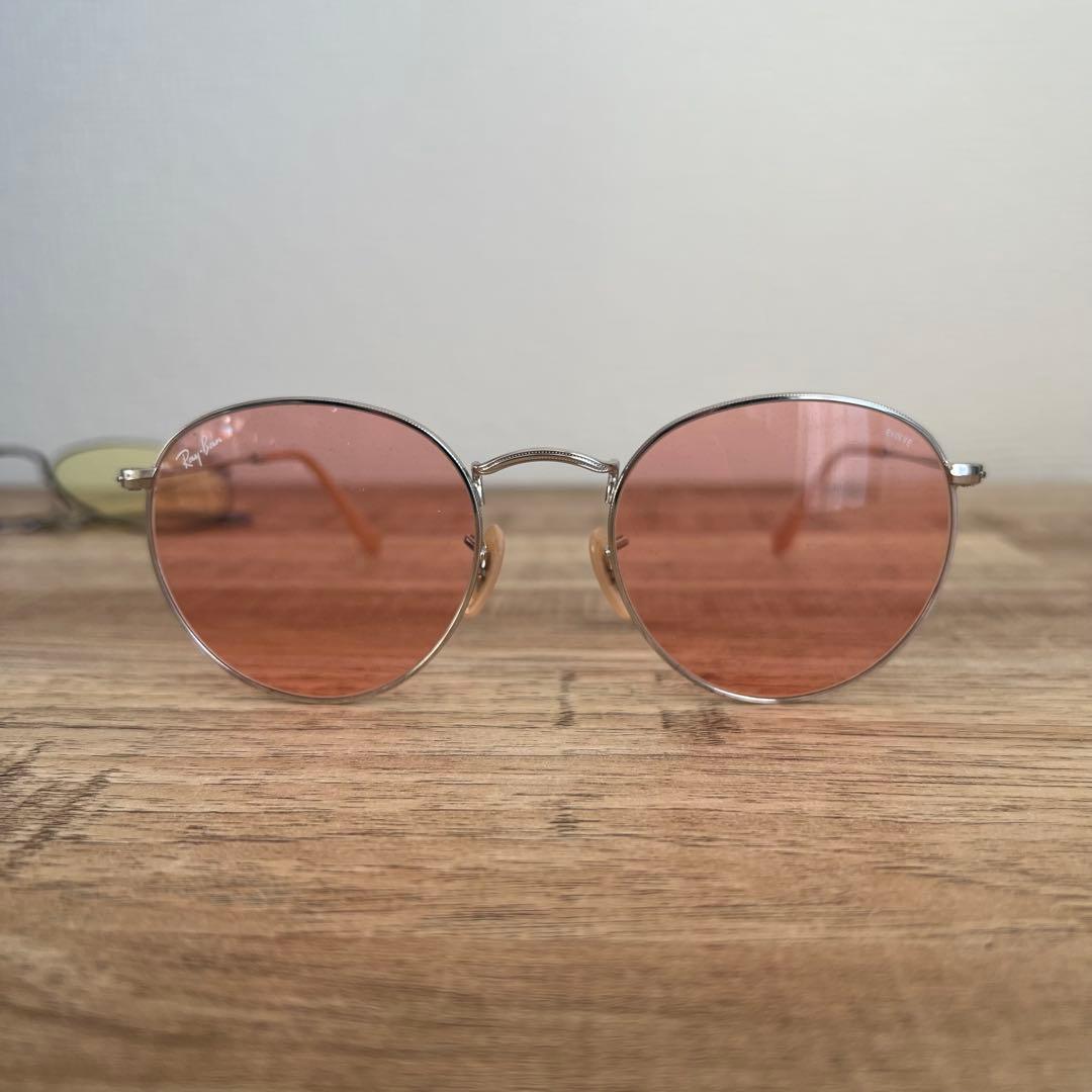 レイバン　ラウンドメタル　53サイズ