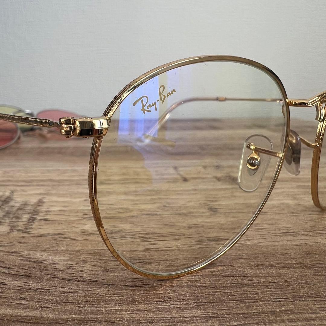 レイバン　ラウンドメタル　53サイズ