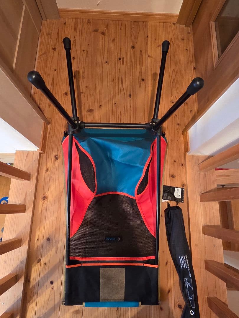 【美品】Helinox サンセットチェア ロッキングフットセット 屋内利用