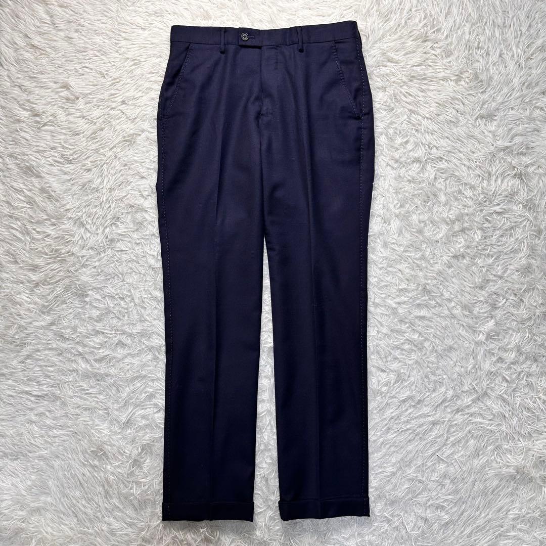 現行 美品 ポールスミス バルーン柄 3ピース 白ステッチ カノニコ ネイビー