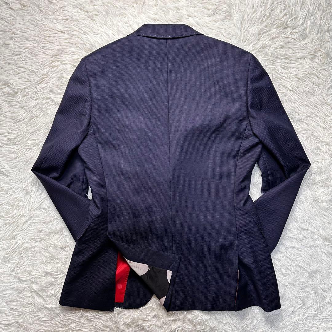 現行 美品 ポールスミス バルーン柄 3ピース 白ステッチ カノニコ ネイビー