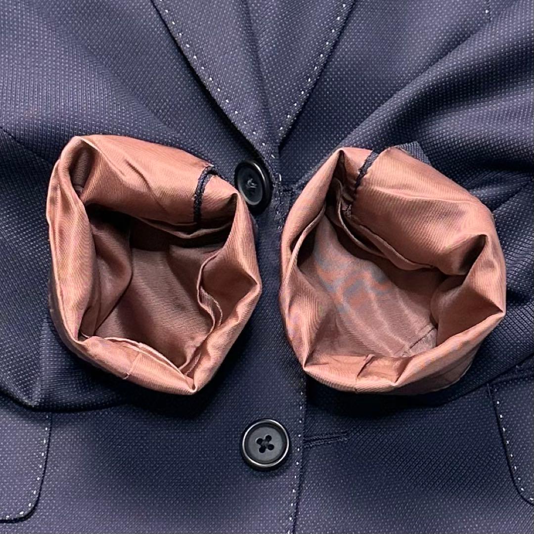 現行 美品 ポールスミス バルーン柄 3ピース 白ステッチ カノニコ ネイビー