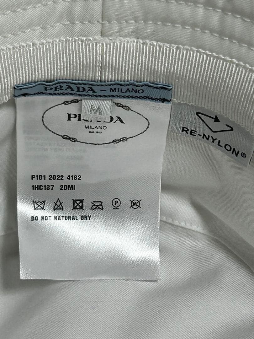 PRADA ホワイト バケットハット