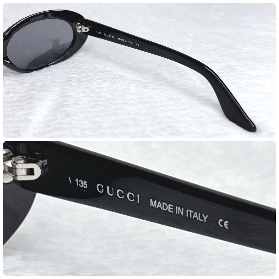 GUCCI archive シルバーサイドロゴ　サングラス　y2k