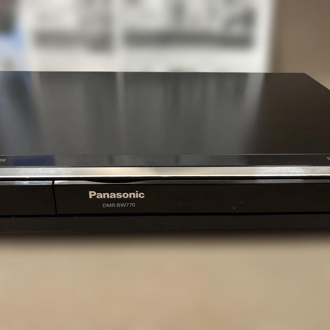 2番組録画　パナソニック　ブルーレイレコーダー　DMR-BW770