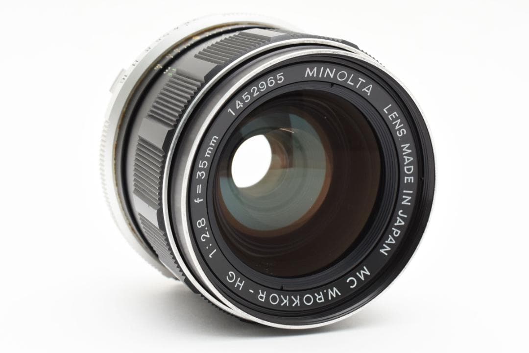 ミノルタ MC W.ROKKOR-HG 35mm F2.8 MF 広角レンズ