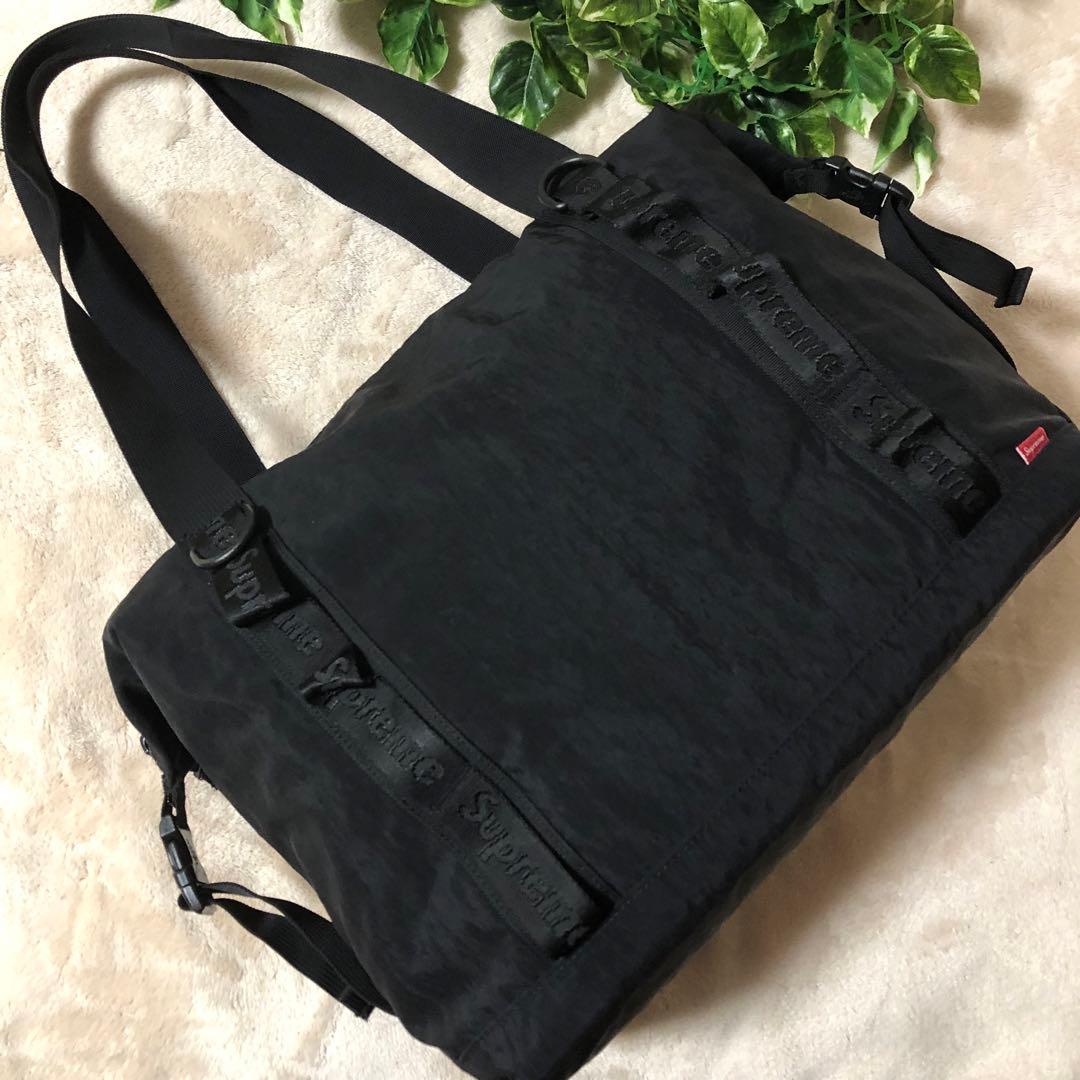 ん　廃盤✨美品　シュプリーム　ZipToTe ドラムバッグ　トートバッグ