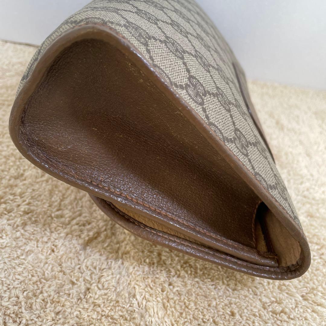 GUCCI グッチ GGスプリーム クラッチバック セカンドバックPVC レザー