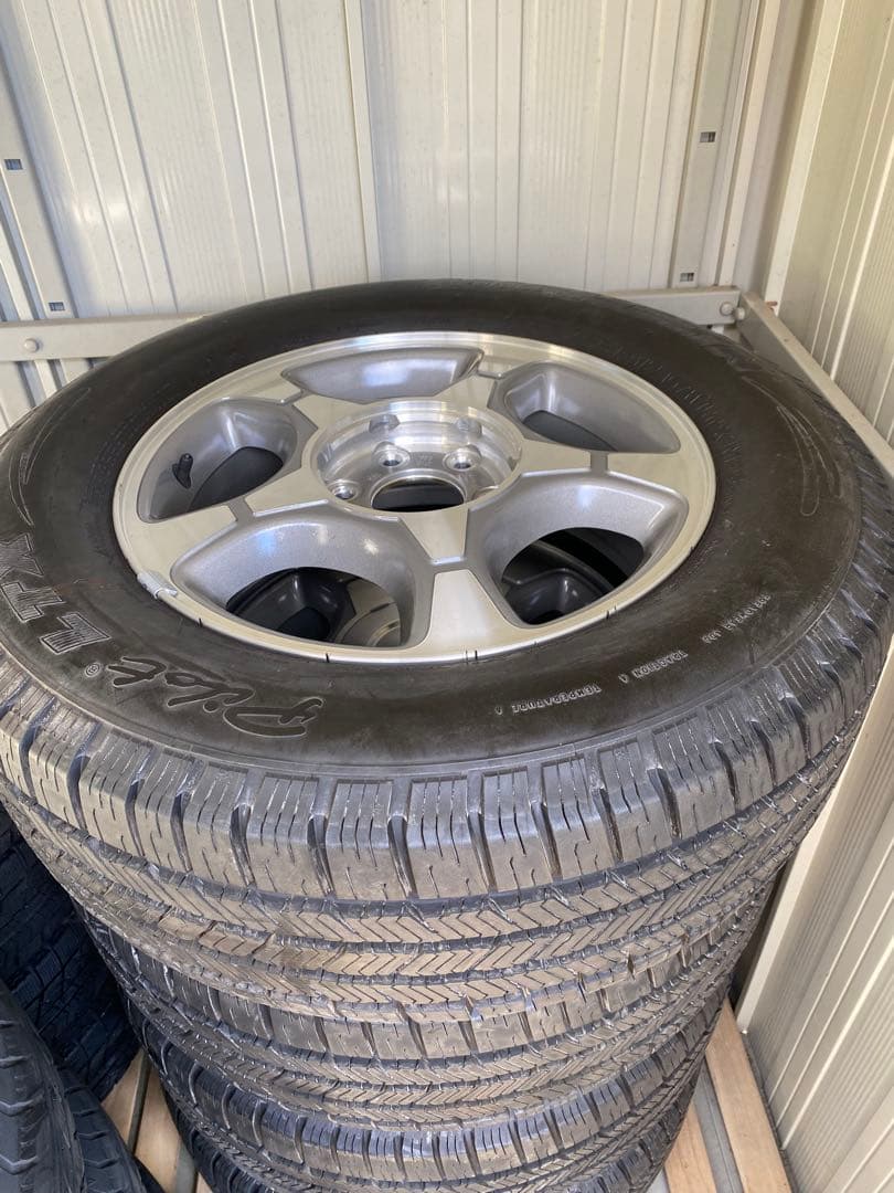 G*g様 17インチ シルバー 5スポークホイールセット