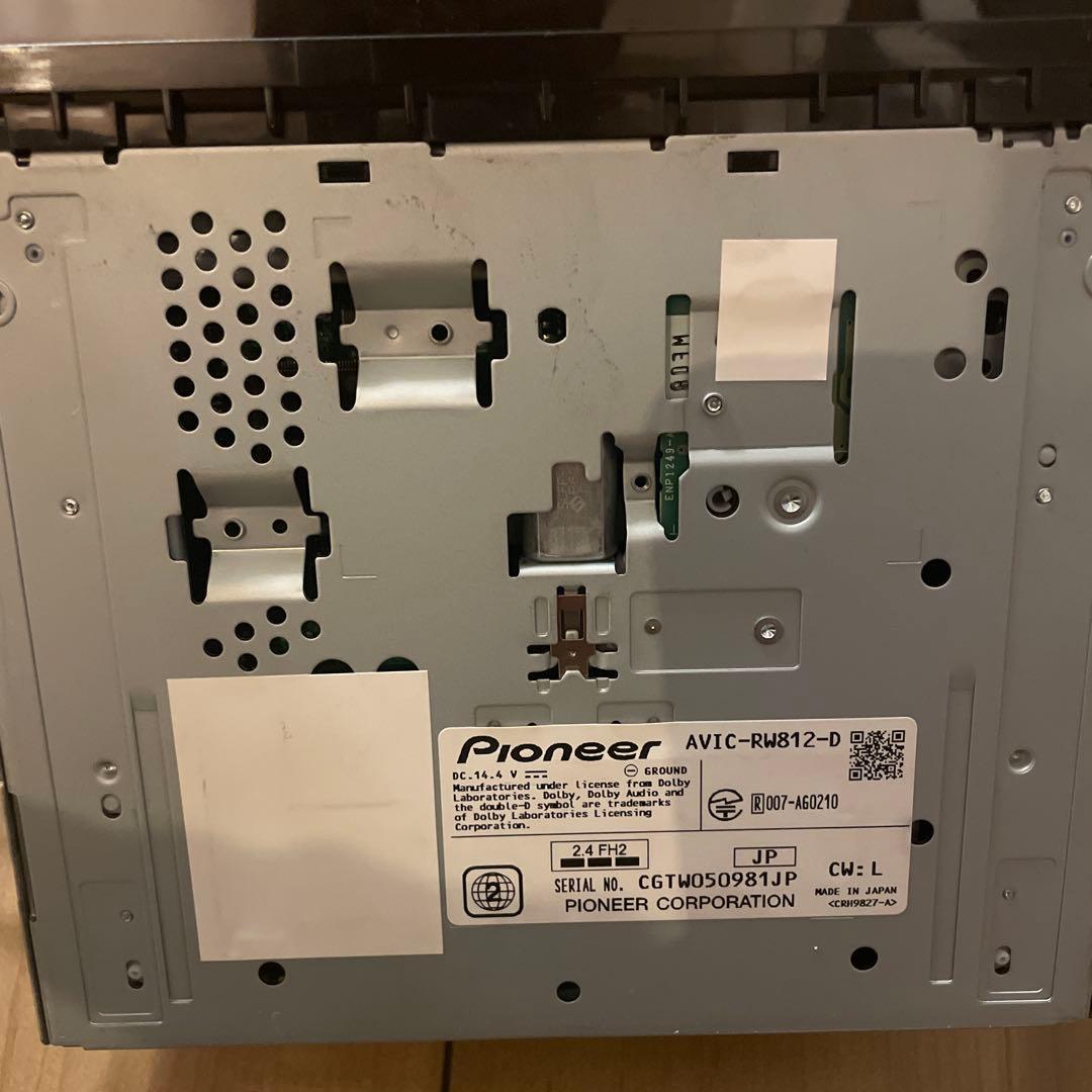 carrozzeria AVIC-RW812-Dカーナビ　楽ナビ