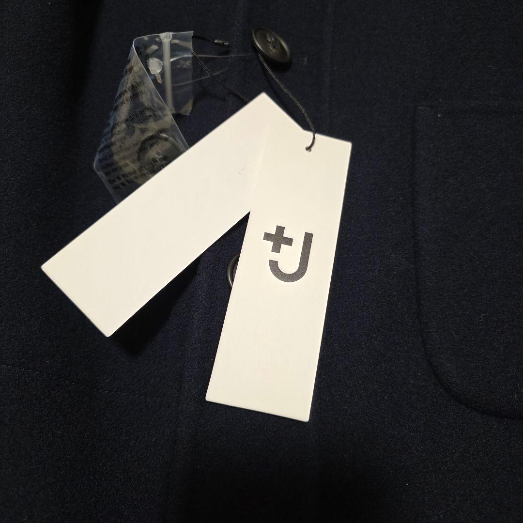 タグ付き JILSANDER×UNIQLO ウールブランドオーバーサイズシャツS