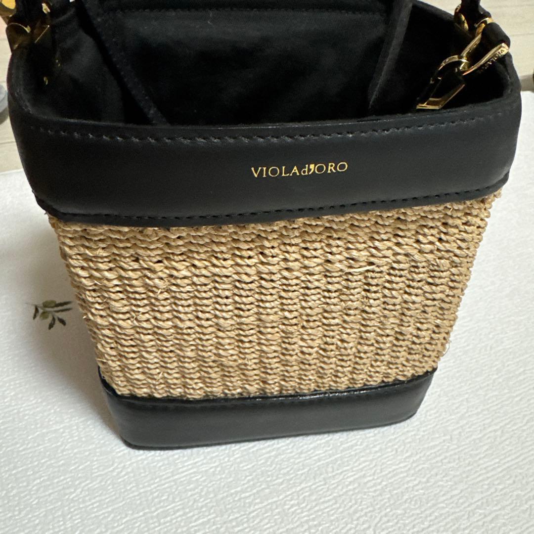 ヴィオラドーロ　かごバッグ