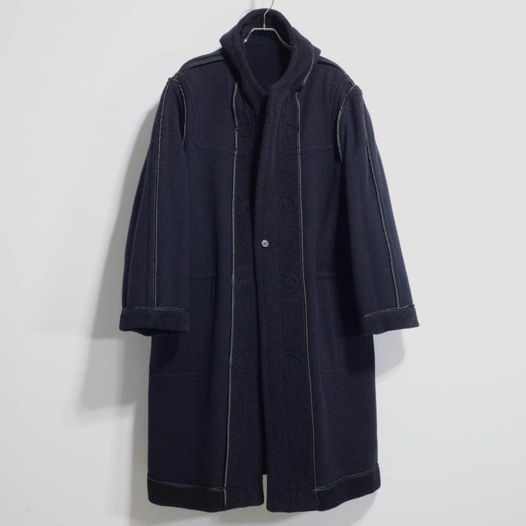 超レア極上品 ムーアブルックカットパイル ブルックスブラザーズ ダッフル 紺 L