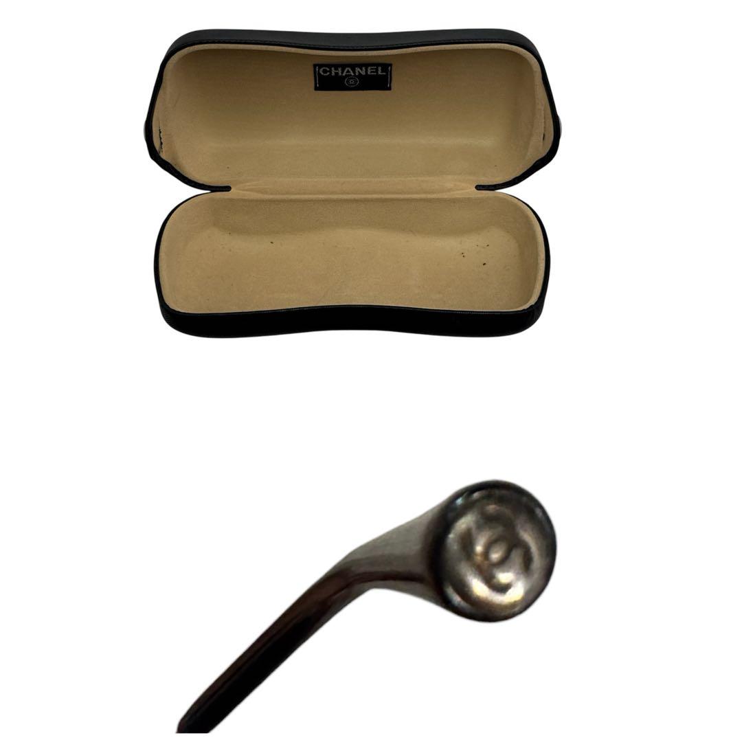 シャネル リムレス サングラス ココマーク ラインストーン レディース メンズ