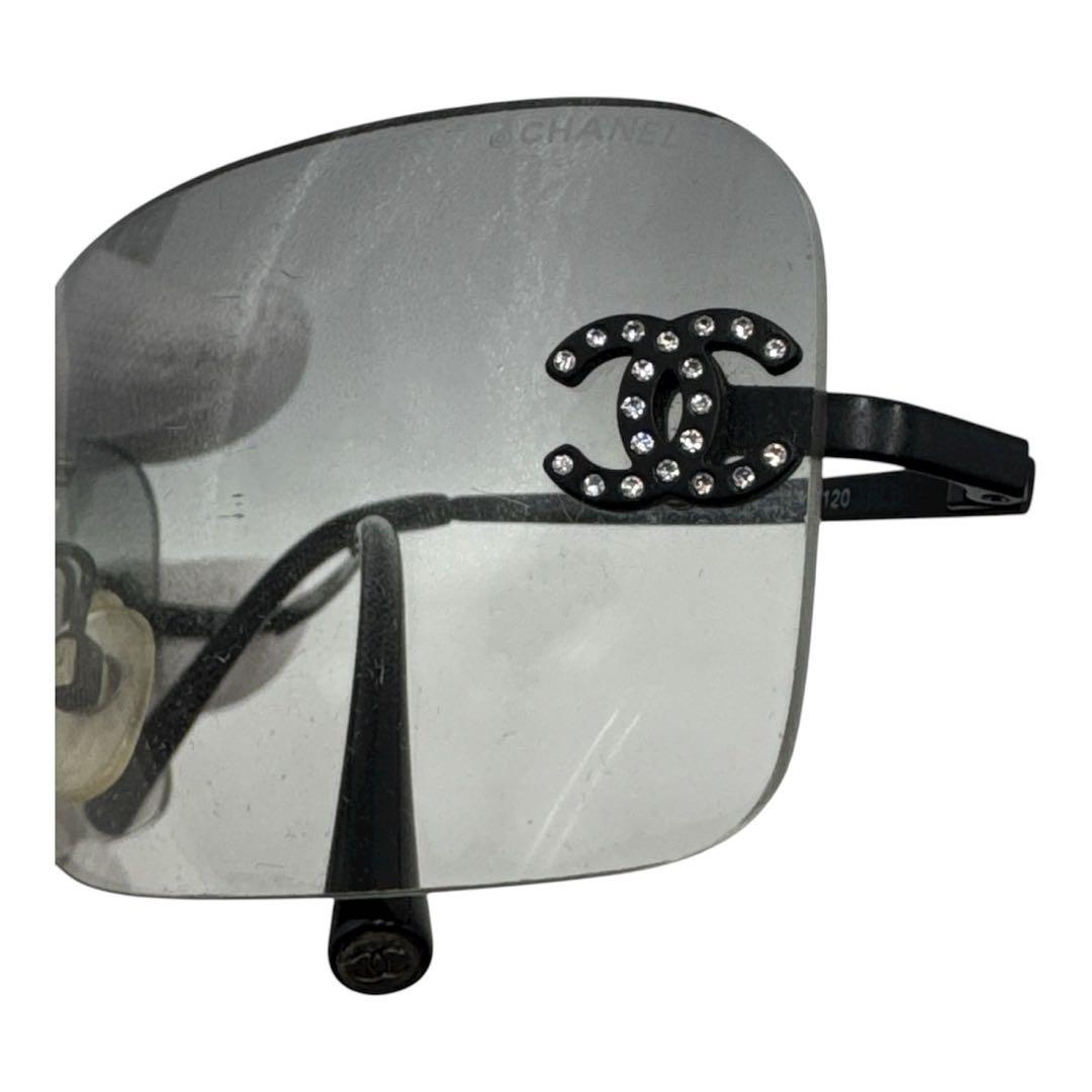 シャネル リムレス サングラス ココマーク ラインストーン レディース メンズ