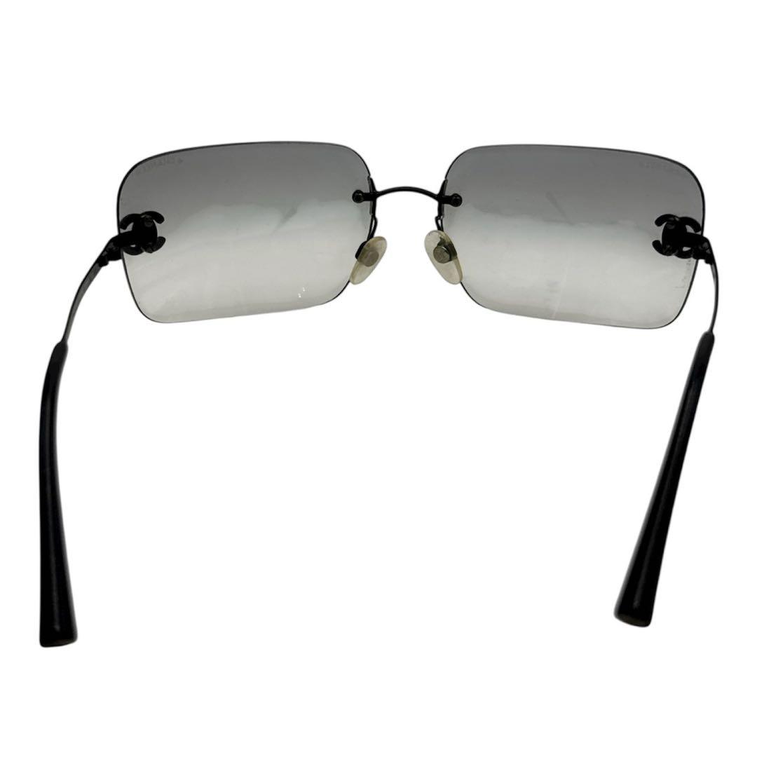 シャネル リムレス サングラス ココマーク ラインストーン レディース メンズ