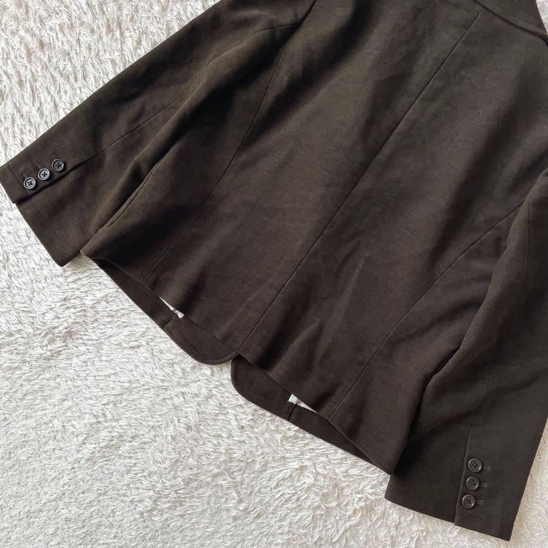 マーガレットハウエル 美品 メルトンテーラードジャケット 2 ブラウン