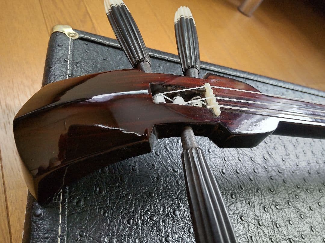 沖縄三線 知念大工型 スンチー塗り（値引き中）