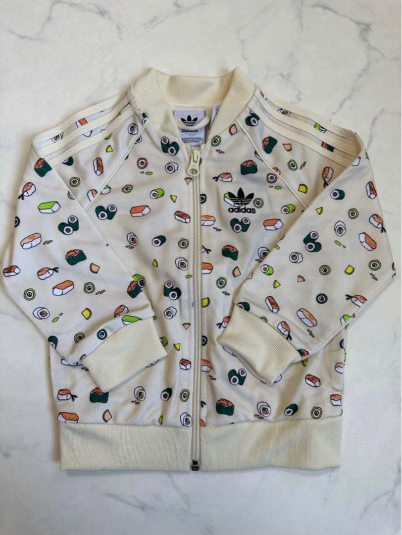 新品未使用　アディダス　ジャージ　セットアップ　寿司柄　100