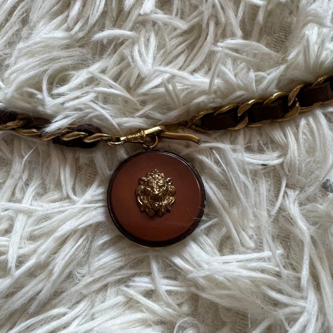 【極美品】シャネル ベルト チェーン ライオン 希少 レア