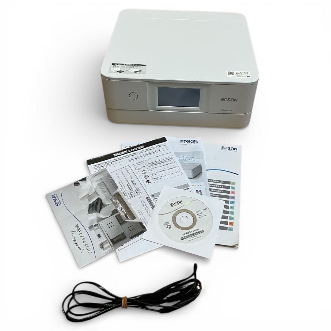 EPSON エプソン EP-885AW プリンター 複合機 ホワイト 本体