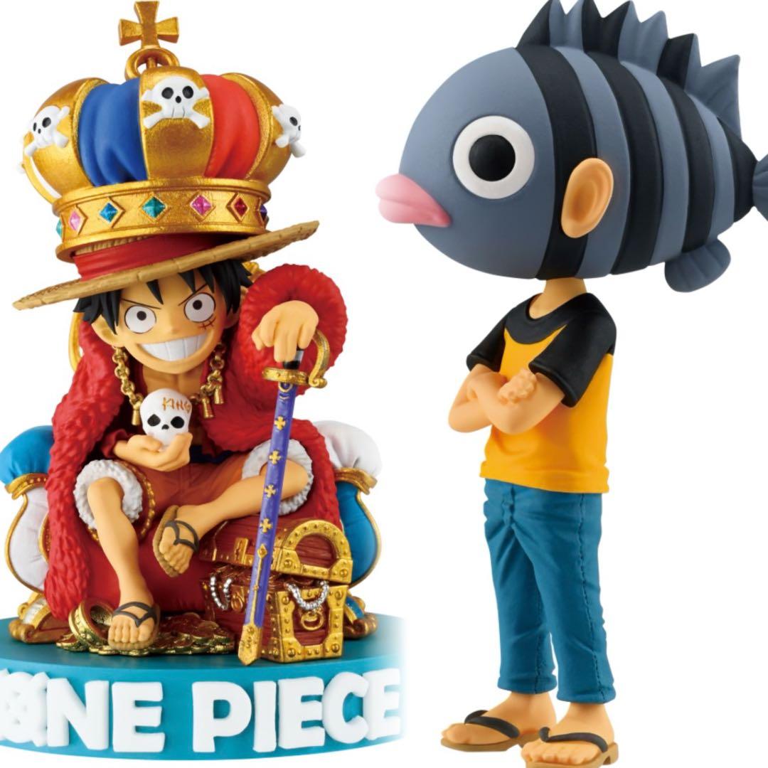 ONE PIECE BASE SHOP ルフィ 尾田栄一郎 フィギュア2点セット