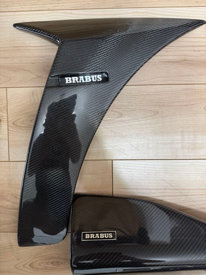 特注品‼️ ベンツW222共通 フェンダー＆リアサイドエアロ ドライカーボン ❣️